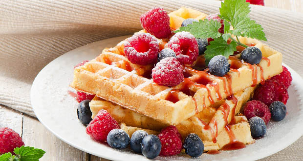 waffle with berries - Why We Should Sit at the Kids’ Table