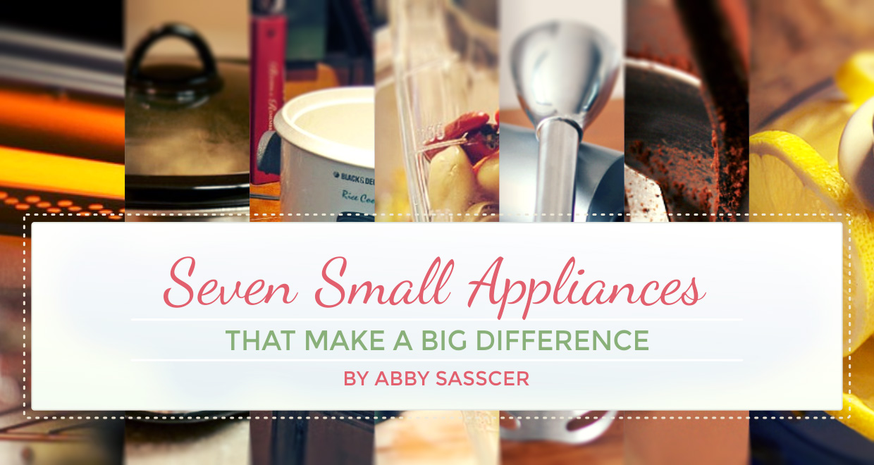 Five small kitchen appliances that make a big difference