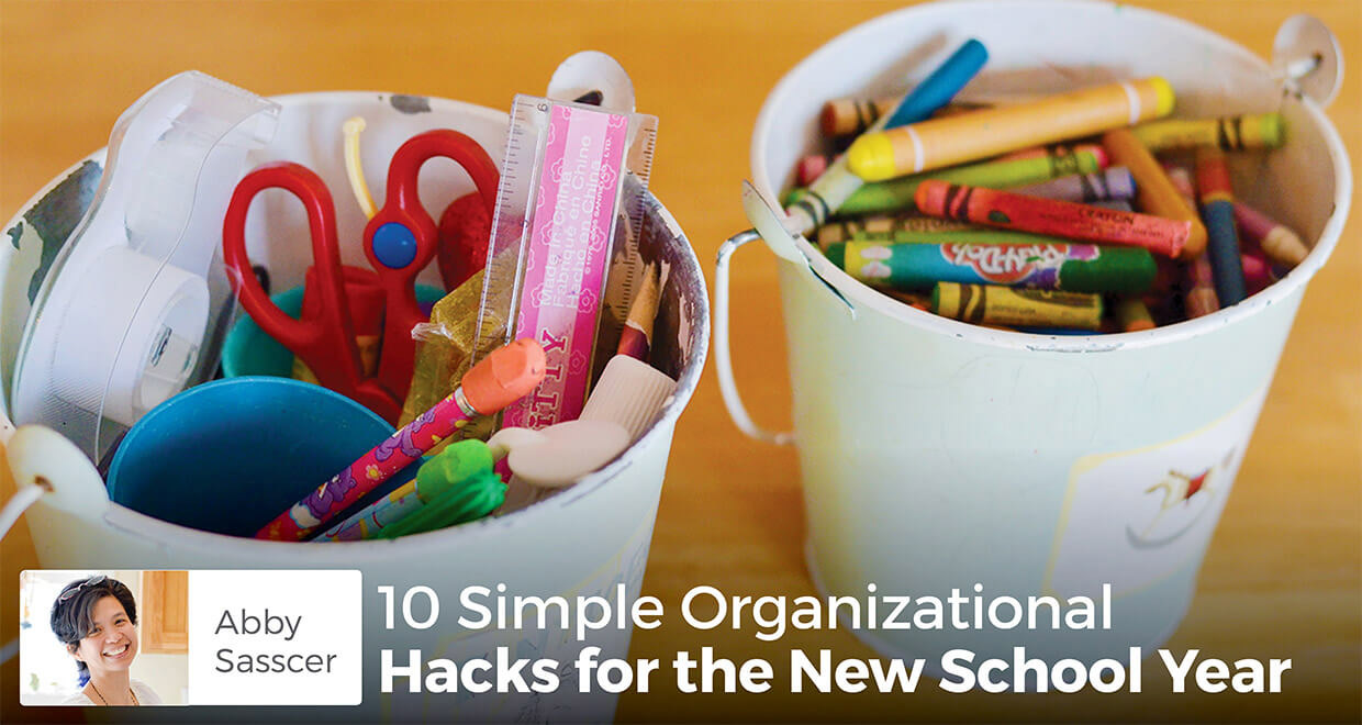 10 Organizational Hacks For Homeschool Rooms 