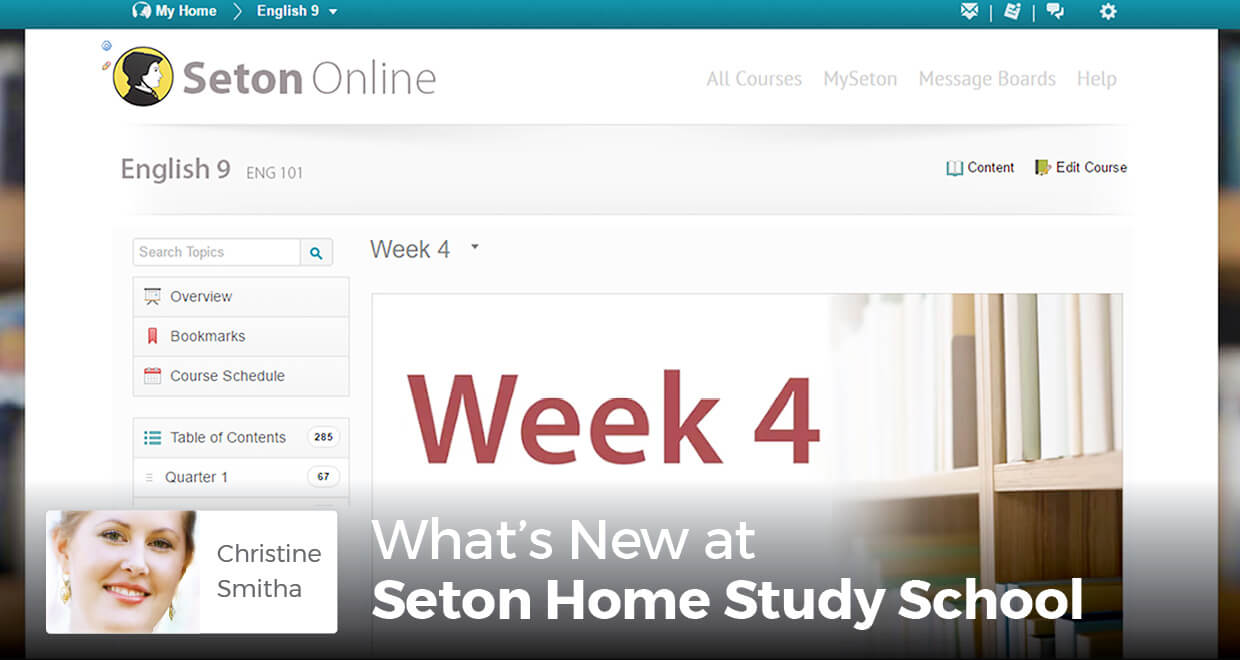 What's New At Seton Home Study School